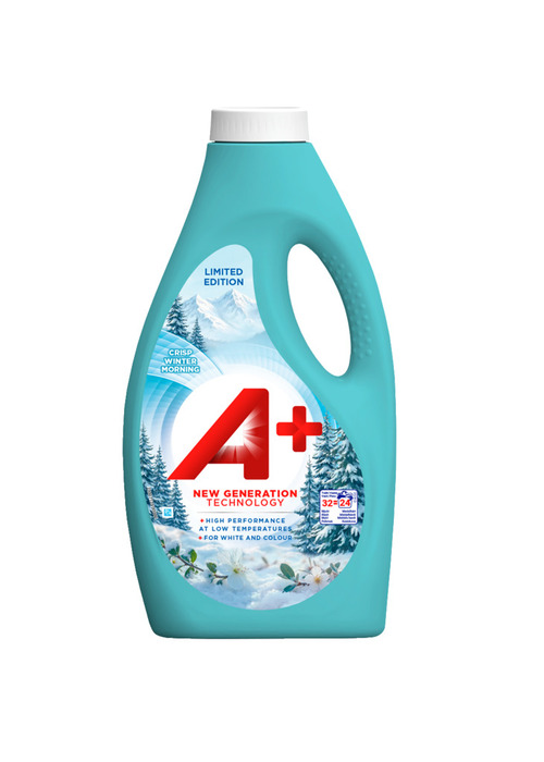 A+ flydende vaskemiddel Crisp Winter Morning 1440 ml